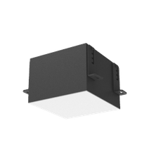 Изображение товара Varton Светодиодный светильник DL-Grill 150х150 мм 24 Вт для потолка Грильято с шириной ламели 10 мм встраиваемый 4000 К 140х140х100 мм RAL9005 черный