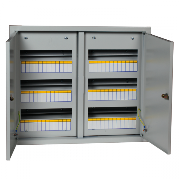 Изображение товара EKF PROxima Щит распред. встраиваемый ЩРВ-72 двухдверный (520х605х120) IP31.