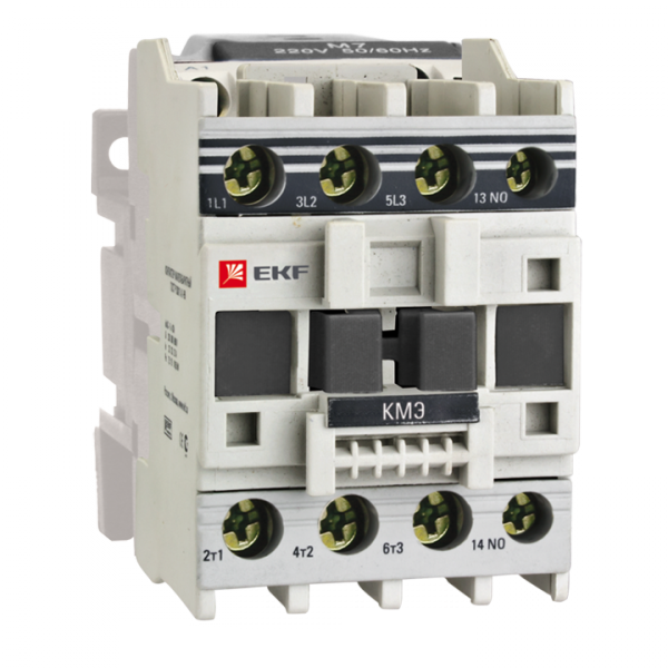 Изображение товара EKF PROxima Контактор КМЭ малогабаритный 18А 220В 1NO.