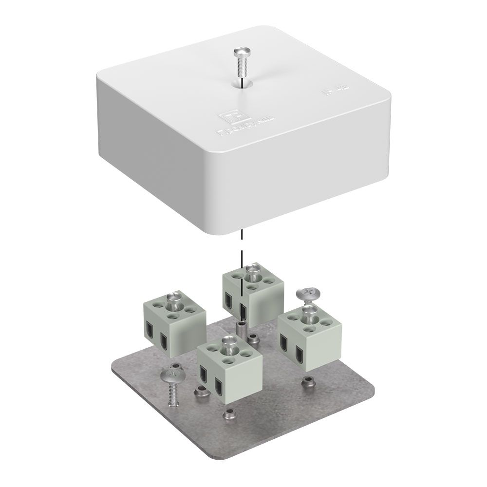 Изображение товара Промрукав  Коробка огнестойкая для кабель-канала 40-0450-FR2.5-8 Е15-Е120 75х75х30