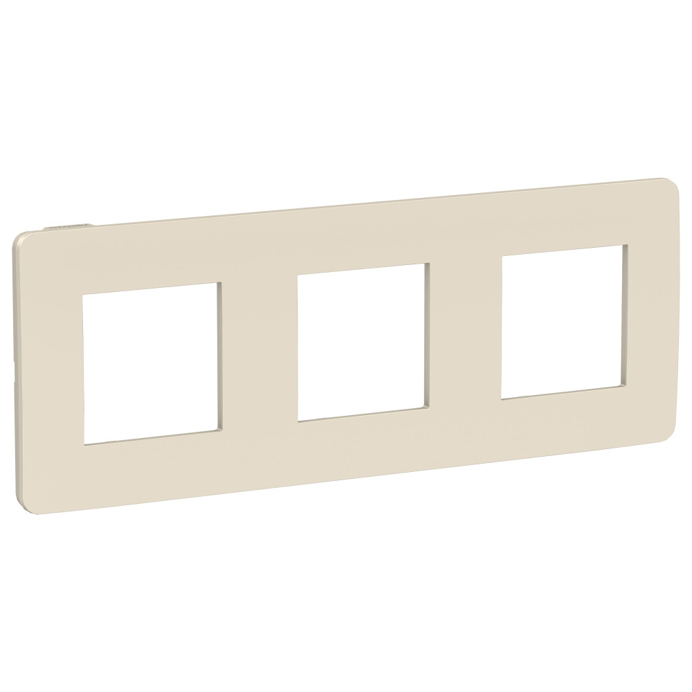 Изображение товара Schneider Electric Unica Studio Бежевая/Бежевая Рамка 3-ная