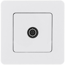 Изображение товара Legrand/Daccord INSPIRIA Белый Розетка TV - «звезда» - 2 дБ - 0-2400 мГц.