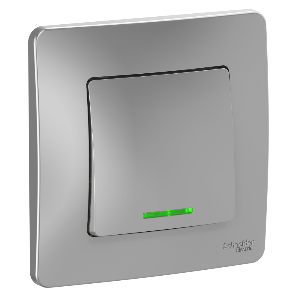 Изображение товара Выключатель Blanca с подсветкой, 1-клавишный, 250В/10А