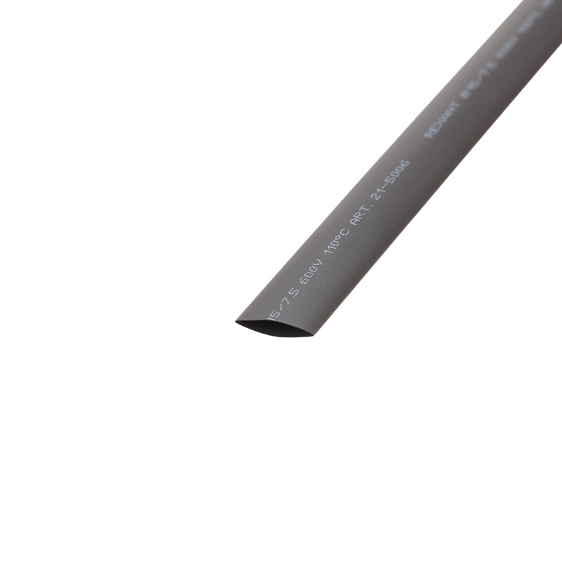 Изображение товара REXANT 15.0 / 7.5 мм 1м термоусадка черная. Изображение товара REXANT 15.0 / 7.5 мм 1м термоусадка черная.