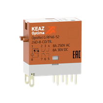Изображение товара КЭАЗ Реле промежуточное OptiRel G RP46-52-24D-8-CO/TIL.