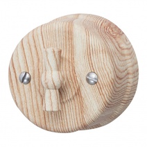 Изображение товара BIRONI Лизетта Пластик Карельская Сосна Выключатель 1-кл