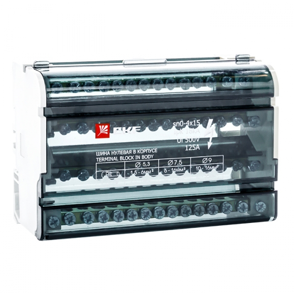 Изображение товара EKF PROxima Шина нулевая в корпусе (4х15).