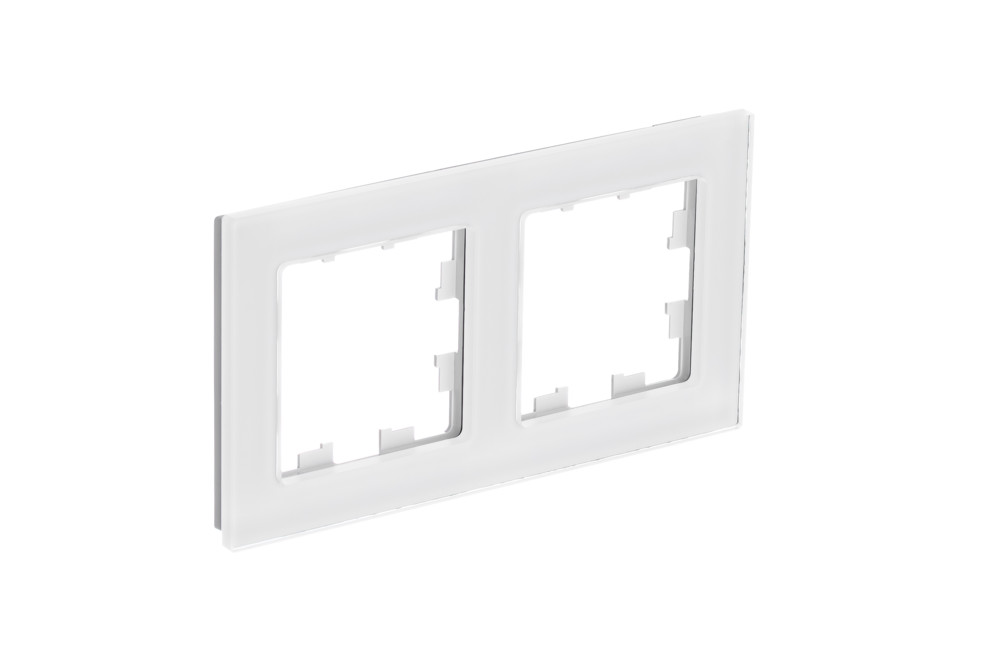 Изображение товара AtlasDesign Nature: белая стеклянная рамка 2 поста