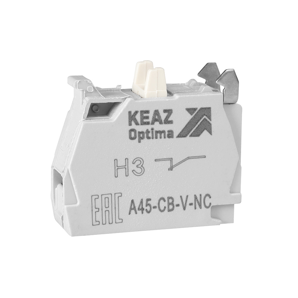 Изображение товара КЭАЗ Контактный блок OptiSignal D22 A45-CB-V-NC 1НЗ винтовой зажим ZBE102.