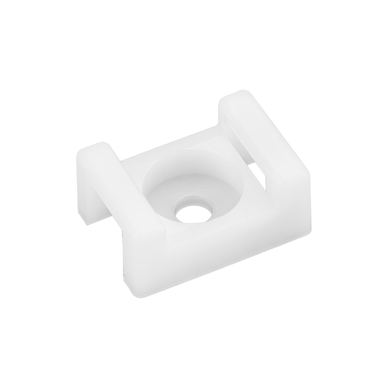 Изображение товара REXANT Площадка для крепления стяжки 22 х 16 мм 100 шт БЕЛАЯ.