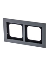 Изображение товара ABB Axcent рамка 2-постовая металл платина для скрытого монтажа