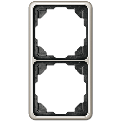 Изображение товара JUNG CD 500 Платина — рамка 2-ая, серый, IP44