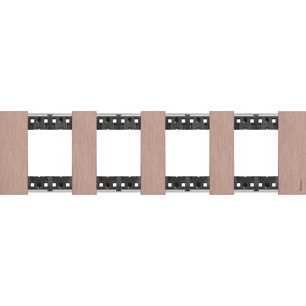 Изображение товара Рамка BT Living now Медь 4 поста (2+2+2+2 мод) с матовой отделкой Изображение товара Рамка BT Living now Медь 4 поста (2+2+2+2 мод) с матовой отделкой