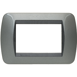 Изображение товара BT LV Тёмная Сталь Рамка на 3 модуля.