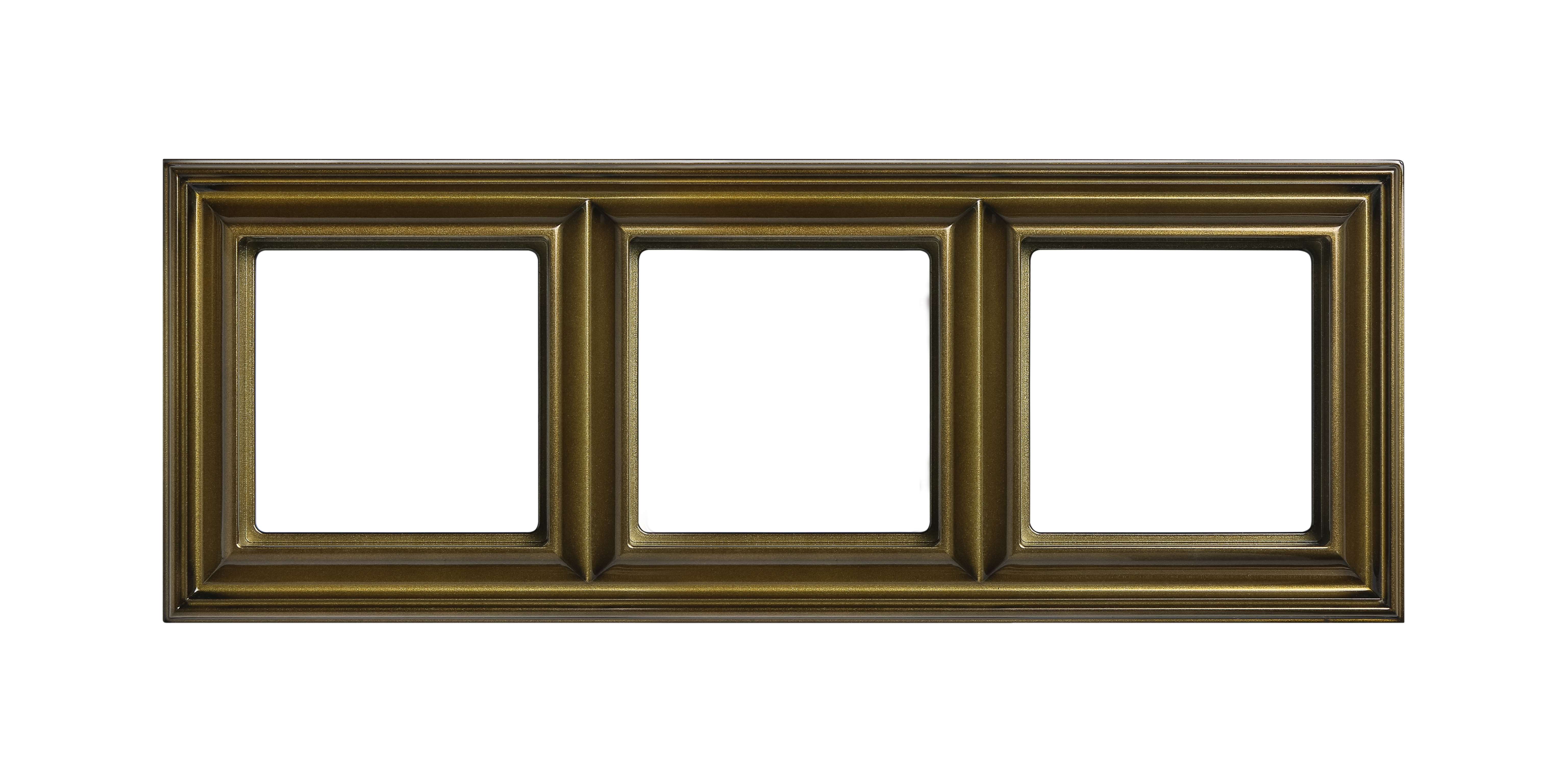 Изображение товара JUNG EcoProfi DECO Антик Рамка 3-ая — декоративная рамка для 3 постов