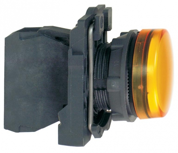 Изображение товара Schneider Electric XB5 Лампа сигнальная желтая светодиодная 230В