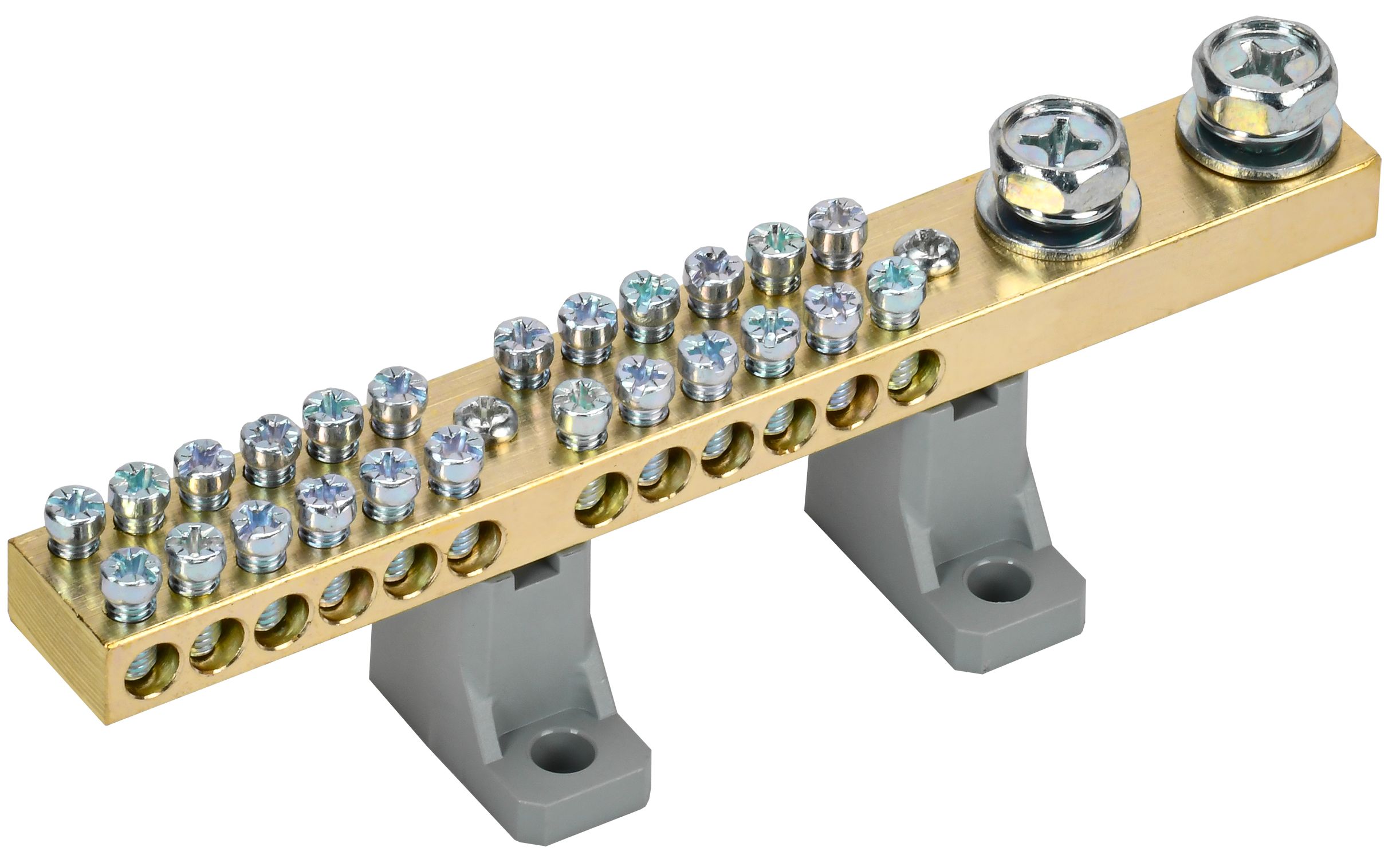 Изображение товара IEK Шина N "ноль" на двух угл. изол. 200А ШНИ-10х18-24-L2-С