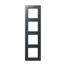 Изображение товара JUNG A550 Матовый антрацит Рамка 4-ая для вертикальной и горизонтальной установки