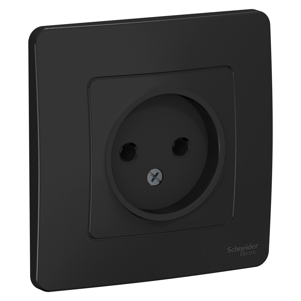 Изображение товара Systeme Electric Blanca внутр Антрацит Розетка б/з без шторок 16А, 250В