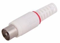 Изображение товара PROconnect Разъем штекер TV без пайки Белый