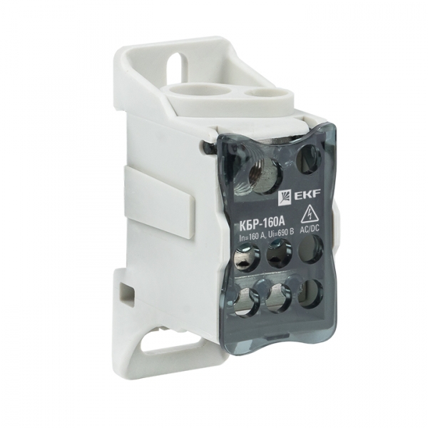 Изображение товара EKF PROxima Блок распределительный КБР на DIN-рейку и монтажную панель 160A.