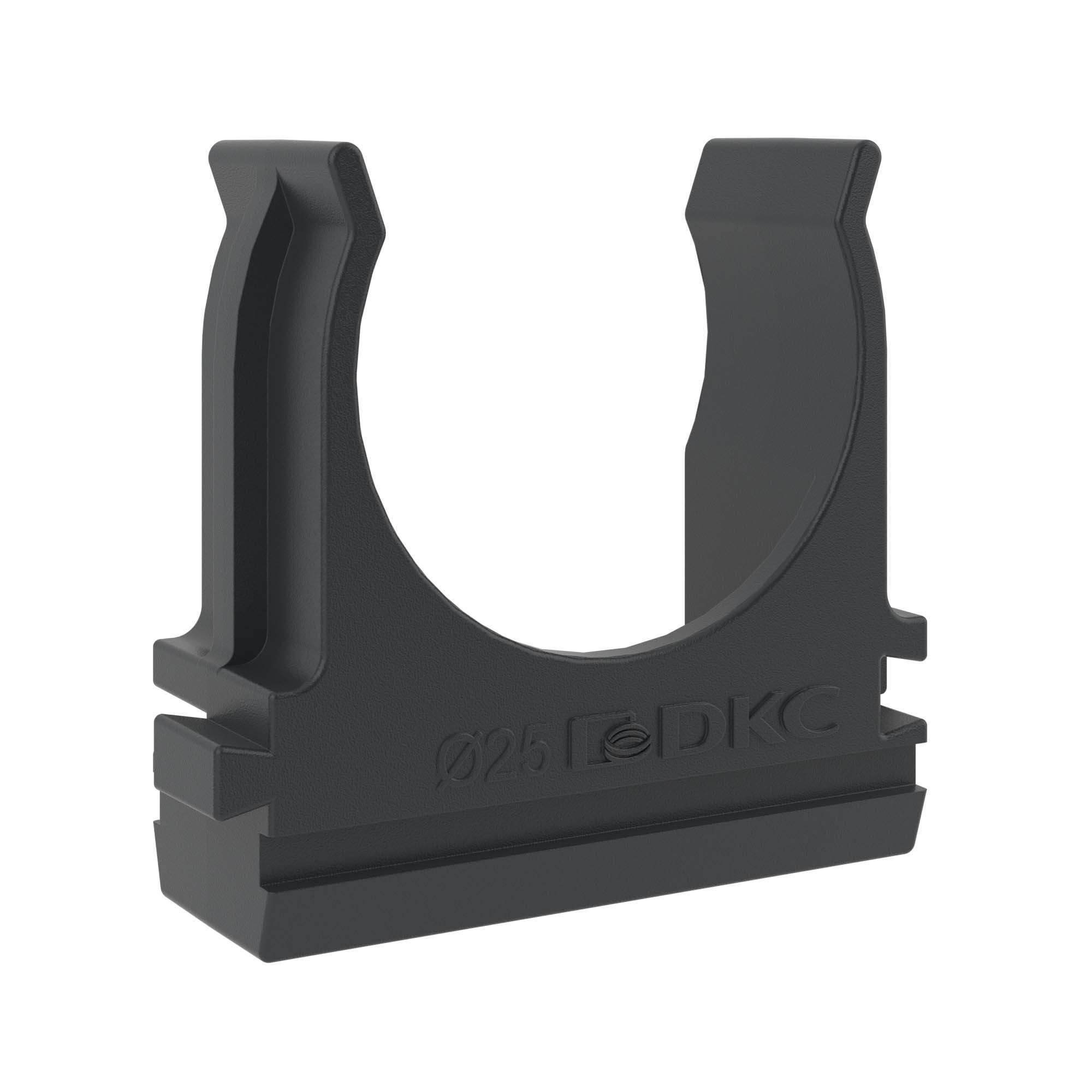 Изображение товара DKC Держатель с защелкой, д.25мм, черный