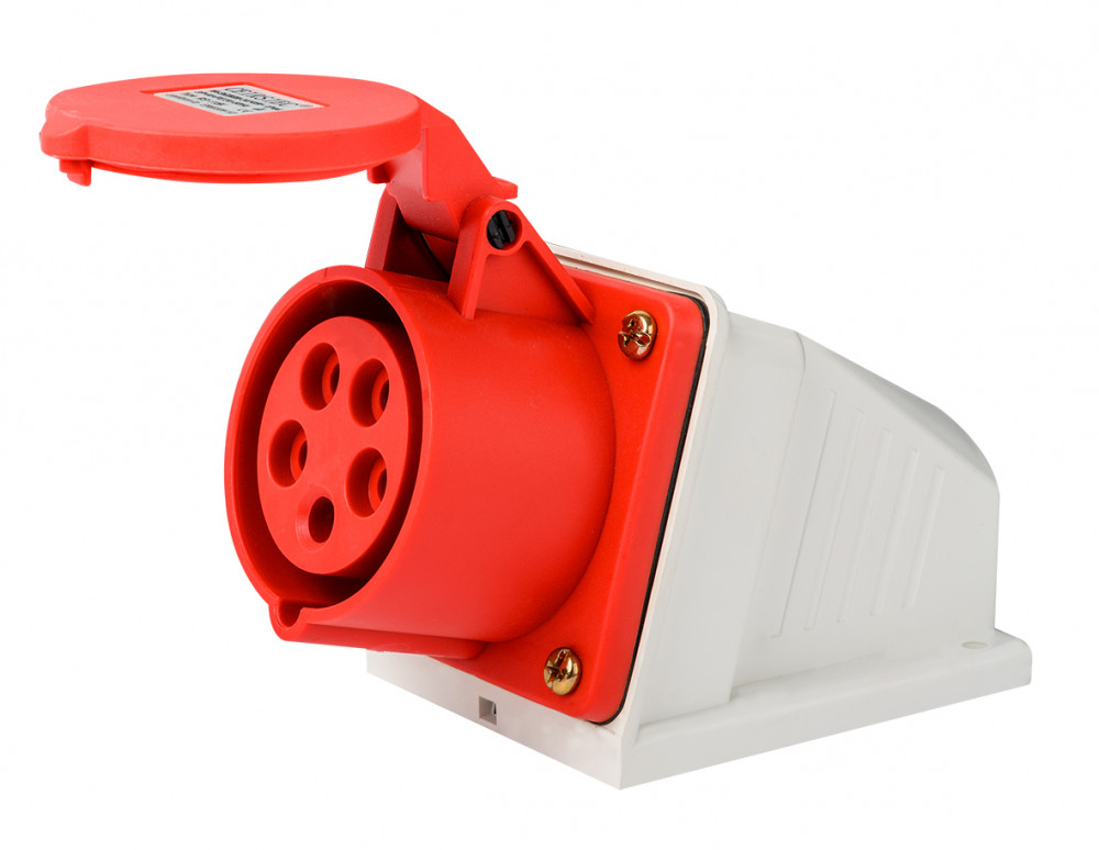 Изображение товара Dekraft РС-103: розетка 32А 380-415В IP44 3Р+РЕ+N