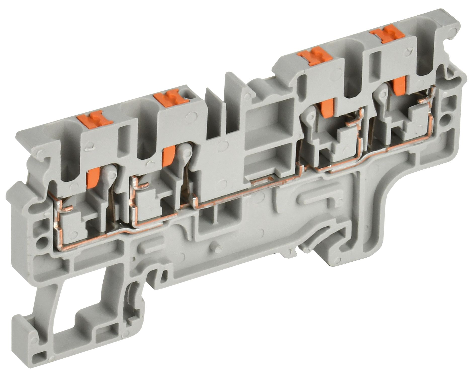 Изображение товара IEK Колодка клеммная CP-MC 4 вывода 2,5мм2 серая