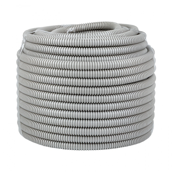 Изображение товара EKF PROxima Труба гофр. ПВХ Plast с зондом d16мм (50м.).