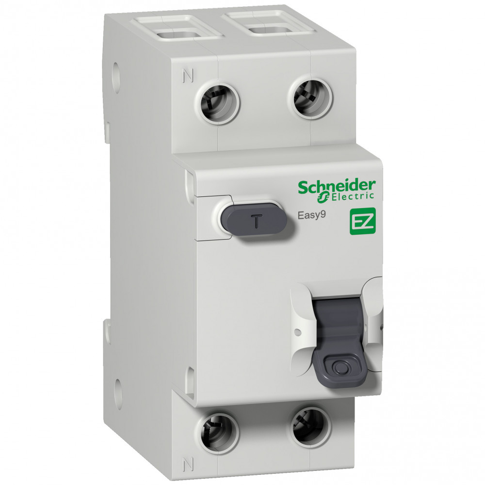 Изображение товара Schneider ELECTRIC EASY 9 дифференциальный автомат 40 А 30 мА 1P+N С AC