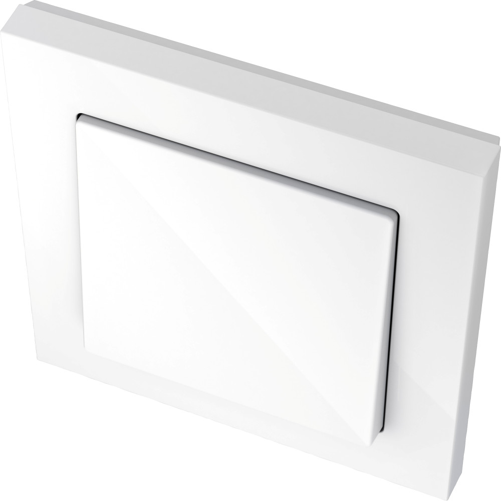 Изображение товара Выключатель/Клавиша Schneider Merten System M Белый глянец