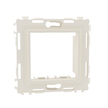 Изображение товара DKC Brava Каркас на 2 модуля (одноместный) без лапок, белый, RAL9010