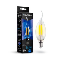 Изображение товара Voltega Светодиодная лампа Crystal Candle wind 6W 4000K E14 (7018)