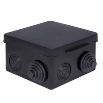 Изображение товара EKF Коробка распределительная КМР-030-031 с крышкой (80х80х50), 7 мембр. вводов чёрная IP54 розн. стикер.