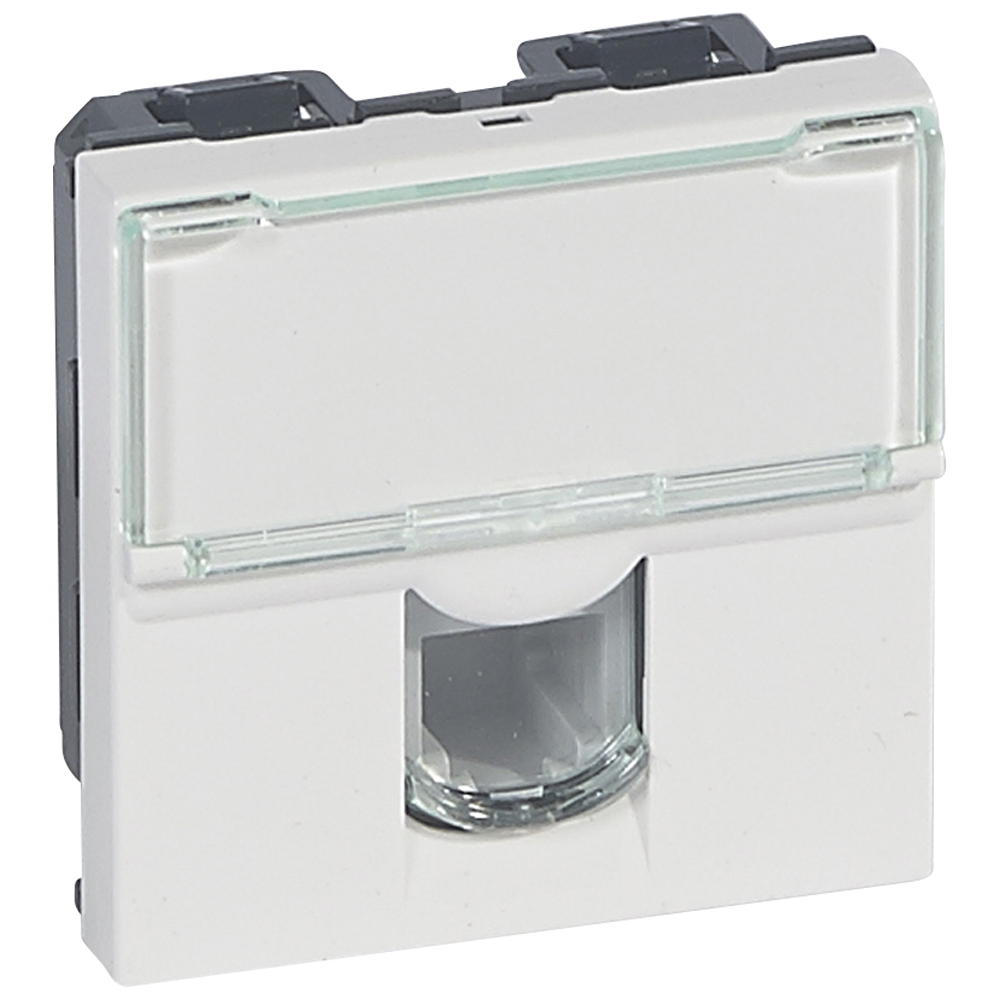 Изображение товара Legrand Mosaic Розетка ТЛФ RJ11 2M — белая, IP20