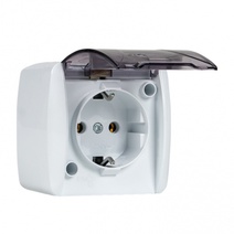 Изображение товара Розетка EKF PROxima Владивосток 1-местная с заземлением IP54