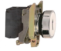 Изображение товара Schneider Electric XB4 Кнопка 22мм белая с возвратом 1НО "UP ARROW"