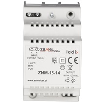 Изображение товара Zamel Блок питания LED 14V DC 15W на DIN-рейку