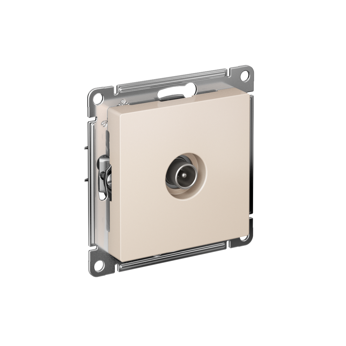 Изображение товара Systeme Electric AtlasDesign Беж Розетка TV проходная 4DB, механизм