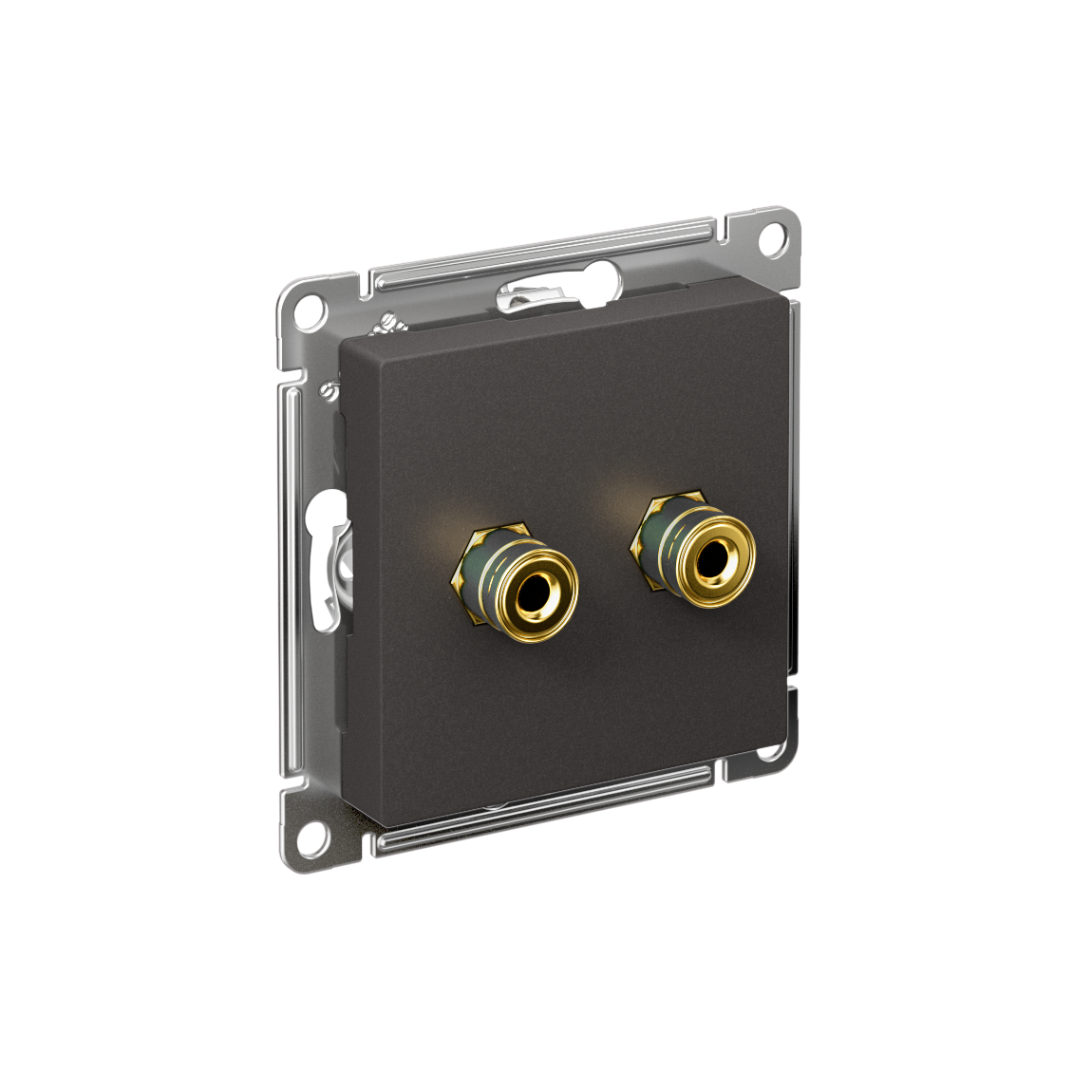 Изображение товара AtlasDesign Базальт двойная аудиорозетка Systemee Electric