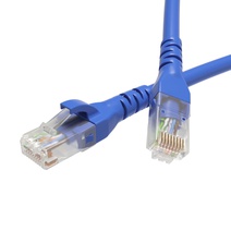 Изображение товара DKC Патч-корд неэкранированный CAT5E U/UTP 4х2, LSZH, синий, 10.0м