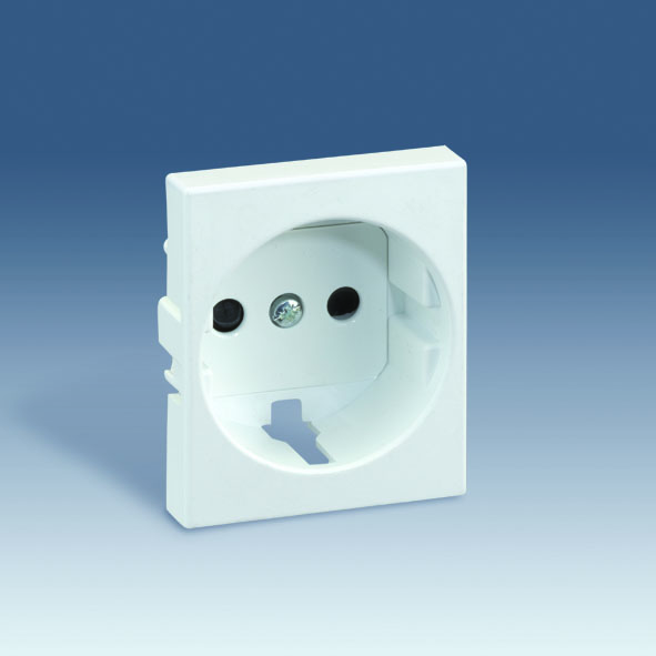 Изображение товара Simon 82 Centr. Алюминий Накладка со шторками для 75432-, 75464-69