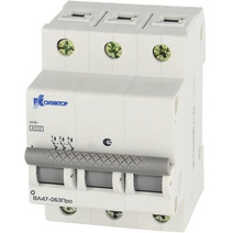 Изображение товара Контактор (Legrand) ВА47-063Про, 3P, 40A, Icu-4,5kA, х-ка С