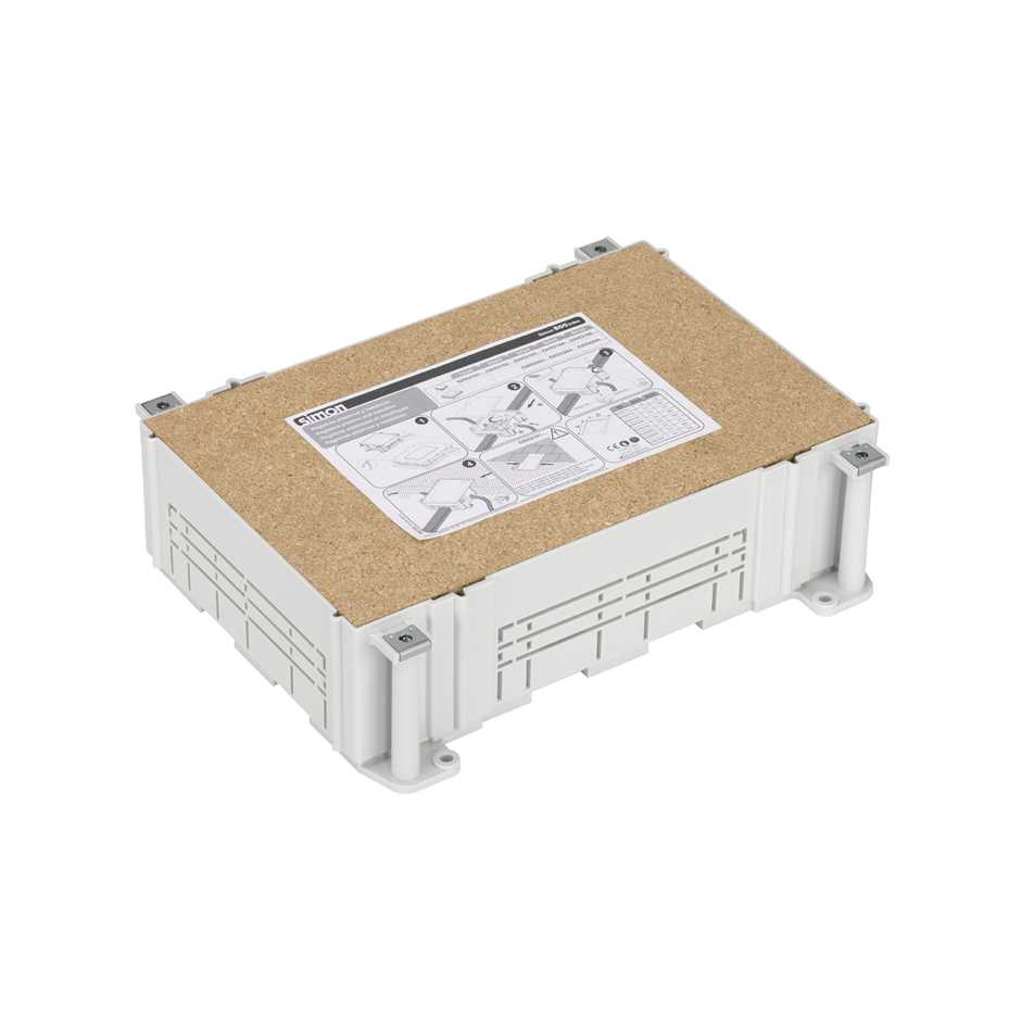 Изображение товара Simon Connect Коробка для монтажа в бетон люков SF410-SF470, высота 80-110 мм, 220х286,5 мм