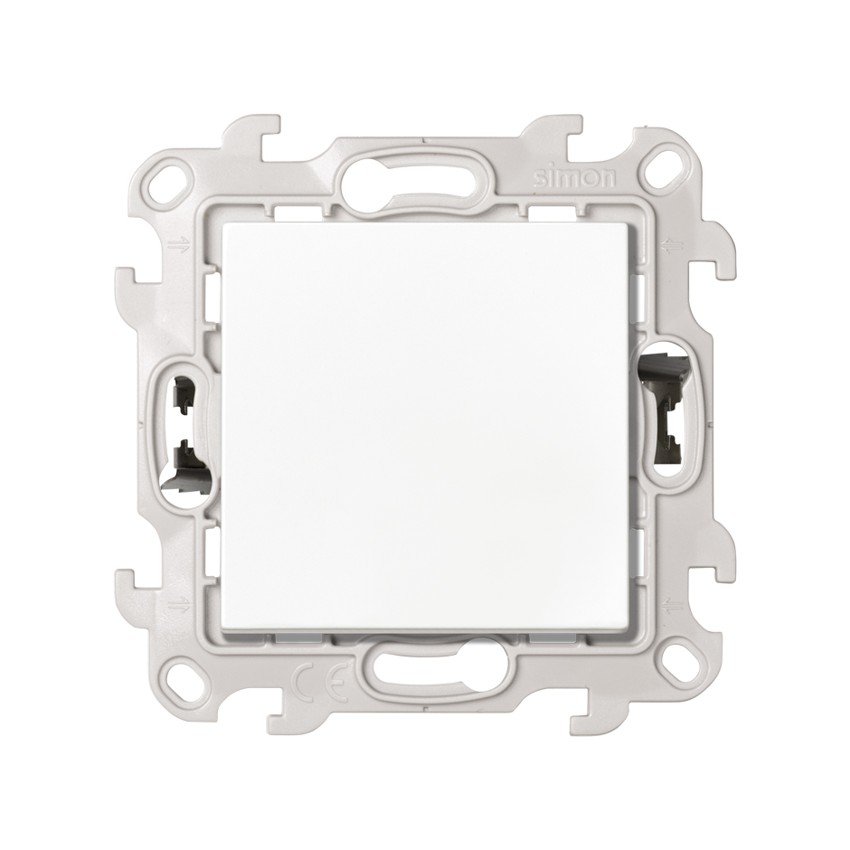 Изображение товара Simon 24 Белый Одноклавишный перекрестный выключатель Push&Go