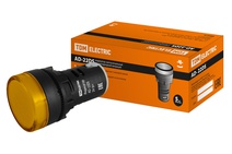 Изображение товара TDM Лампа AD-22DS(LED)матрица d22мм желтый 24В AC/DC