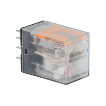 Изображение товара DKC Реле миниатюрное промышленное общего назначения, 4CO, ком. ток 5А,AgSnO2, напряжение 230V AC, опция: светодиод