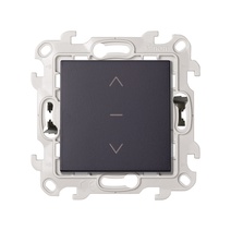 Изображение товара Simon 24 Графит Выключатель жалюзи 3-позиционный 10A 250В~