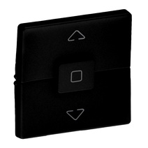 Изображение товара Legrand Valena LIFE Black. Лицевая панель для выключателя жалюзи и рольставней. Антрацит..