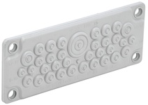 Изображение товара IEK TITAN Ввод кабельный мембранный 35 отв d7-32 мм IP65 серый